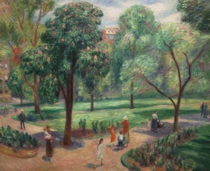 William Glackens The Horse Chestnut Tree, Washington Square China oil painting art